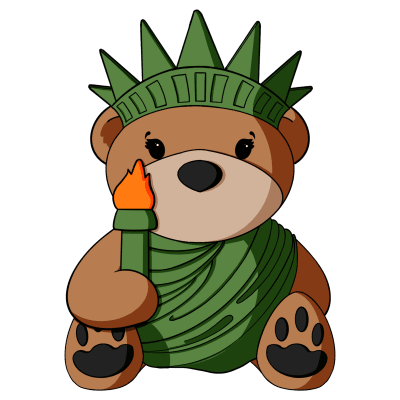 Statue of Liberty Teddy Bear