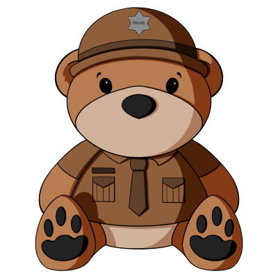 State Trooper Teddy Bear