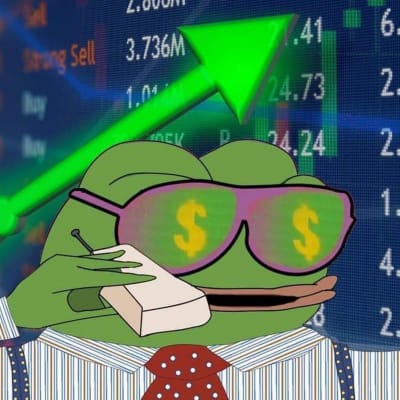 Pepe The Frog Investor, Pepe The Frog To The Moon, Broker Pepe The Frog, Investment Pepe The Frog