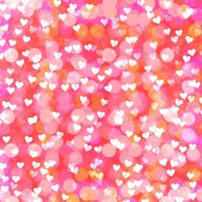 Valentines day colorful hearts pattern