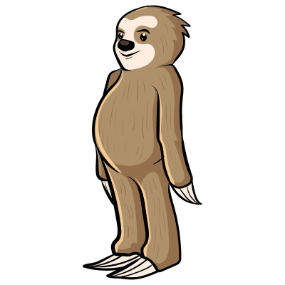 Sloth Sibling Sticker