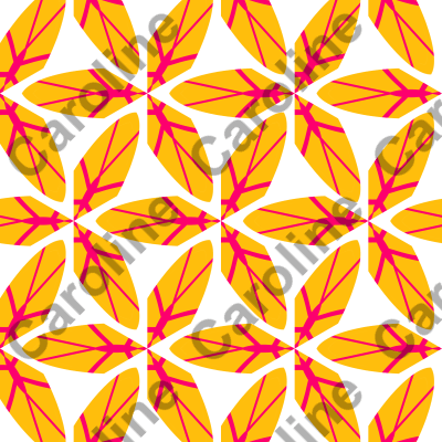 Bright and Cheerful Nordic Scandinavian Geometric Color Pattern in Blue, Purple, Yellow, Orange, and Red