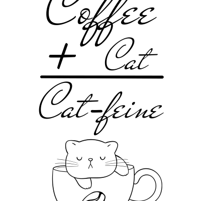 Coffee ☕❤️ Plus My Cat.