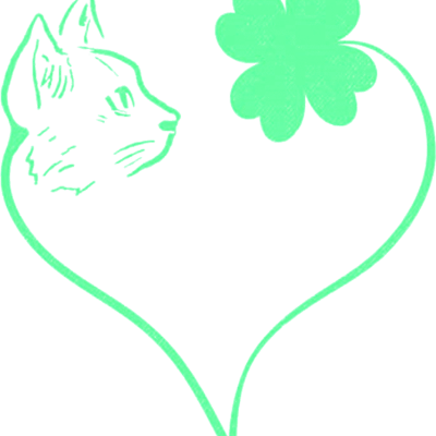 Heart Cat Shamrock
