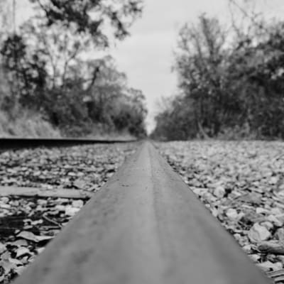 Abandoned Railroad Track in Lafayette Louisiana