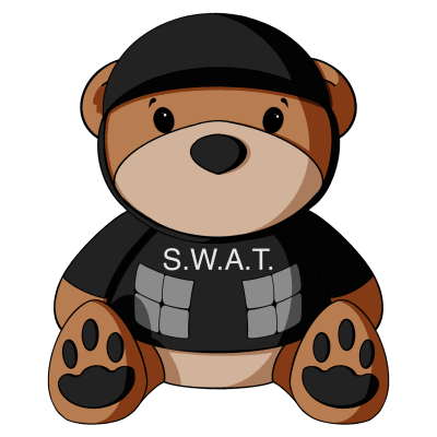 S.W.A.T. Police Teddy Bear