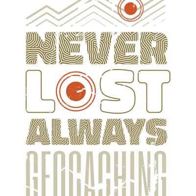 Never Lost Always Geocacher Geocaching Cache
