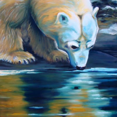 Polar Bear (oil painting)