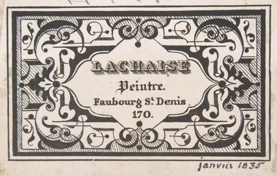 Trade Card (1835)