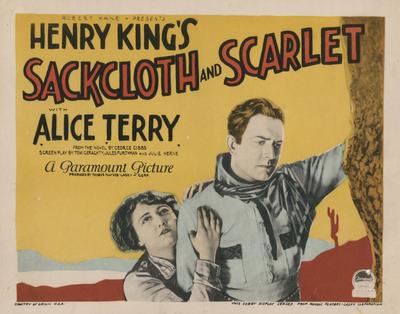 Robert Kane presents Henry King’s Sackcloth and Scarlet with Alice Terry (1925)