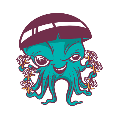Hippie Octopus Kraken Takoyaki