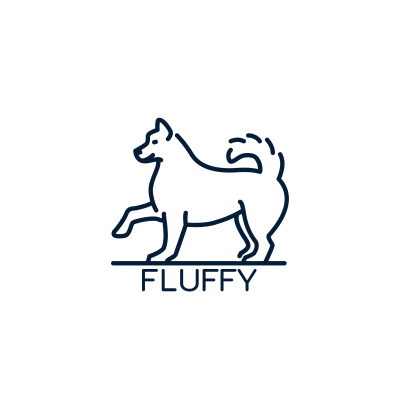 Fluffy husky
