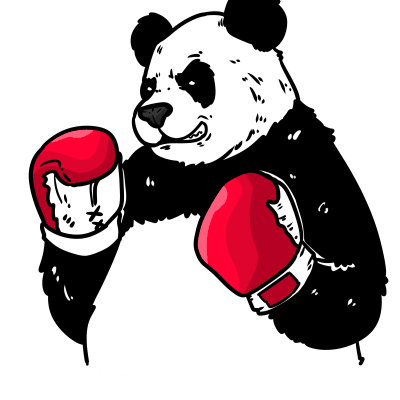 Funny Panda Boxer Winner, Box, Humor