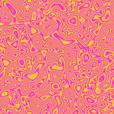 ART027-"We have a pattern similar to the texture of the oil on the yellow and pink rock art. This format is presented as vector art with 3D."