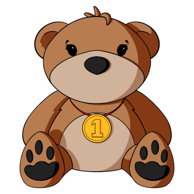 Sports Medal Teddy Bear