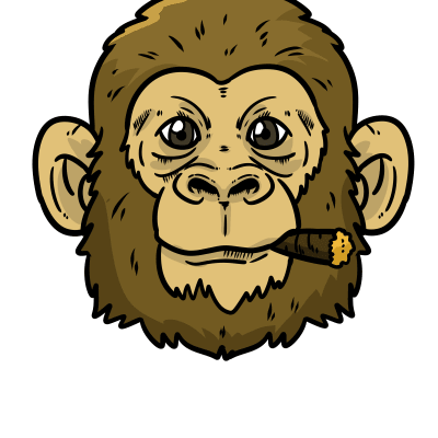 Cigar Monkey Funny Monkey