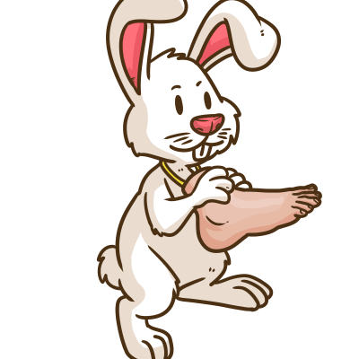 Lucky Rabbit Bunny, Parody, Humor, Cute