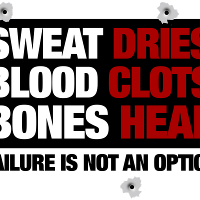 Sweat Dries, Blood Clots, Bones Heal