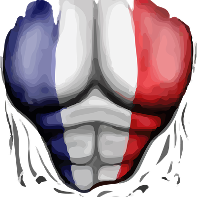 French Flag Muscles Ripped