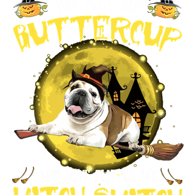 buckle up buttercup you just flipped my witch swich dog house halloween dog