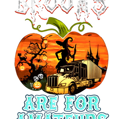 brooms are for amateurs car scare december festival halloween sister