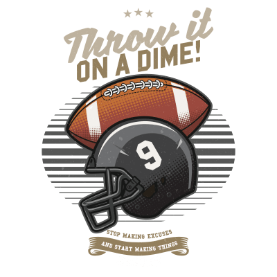 Throw it on a dime! - Gift for a Trace McSorley fan!