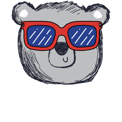 Cool Bear with Sunglasses - Cute bear