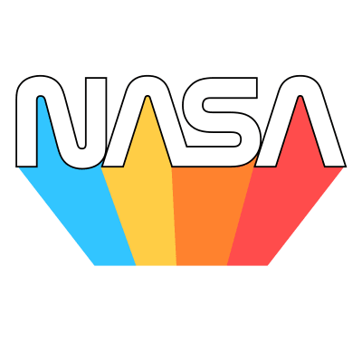 NASA Rainbow Prism Logo