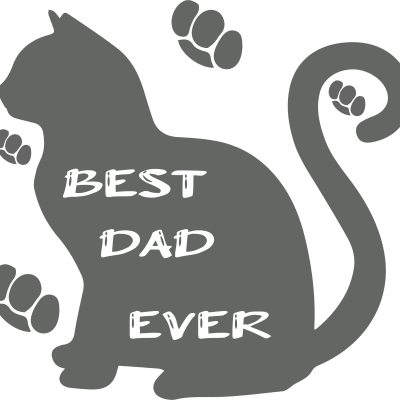 best dad ever/fathers day/gift for dad/cat tshirt funny/cat/Animals/funny fathers day gift