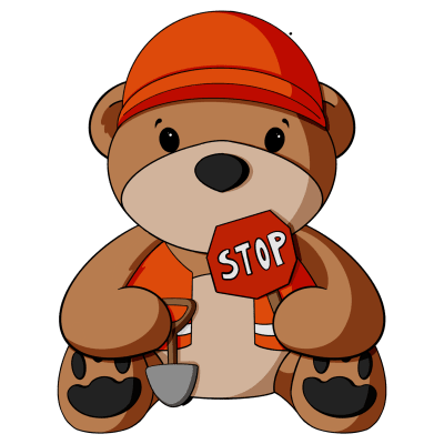 Construction Teddy Bear