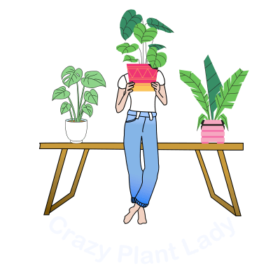 Crazy Plant Lady (white text)