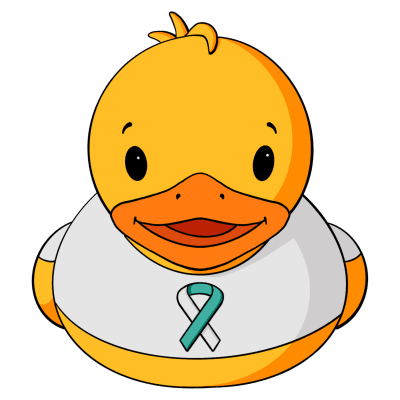 Cervical Cancer Awareness Rubber Duck