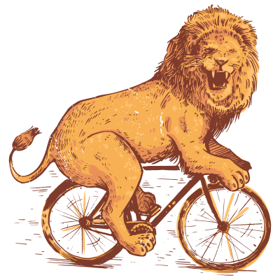 Bicycle Lion