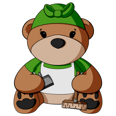 Cleaner Teddy Bear