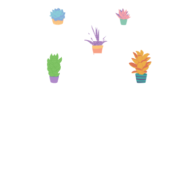 Plants are friends (dark background)
