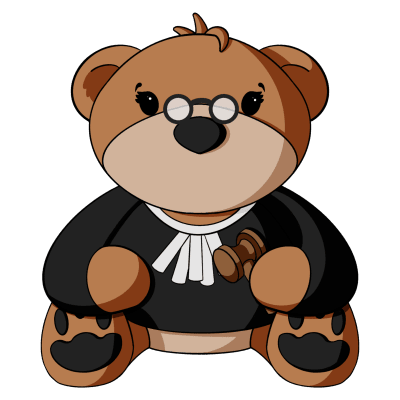Judge Teddy Bear